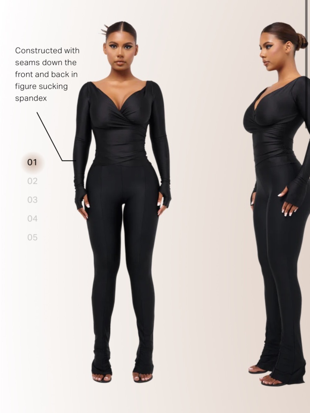 Coucoo Black lanai top and leggings